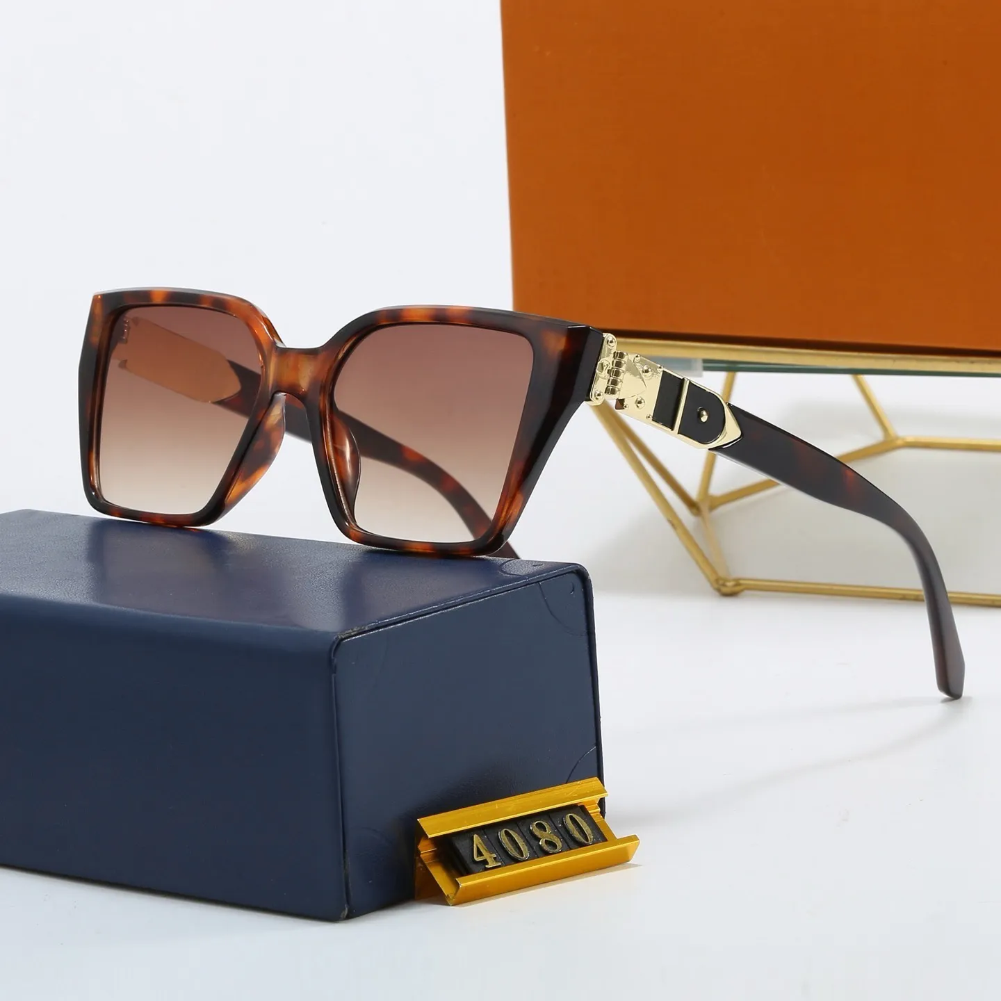 Oversized Square Polarized Sunglasses for Women - Vintage Style with Metal Amazon.com: WearMe Pro Polarized Vintage Large Square Womens  main image 2