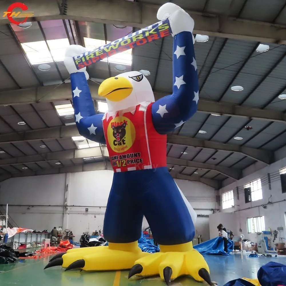 Large Inflatable Eagle Giant Inflatable Eagle Model Durable Outdoor Promotional Hawk Bird For ...