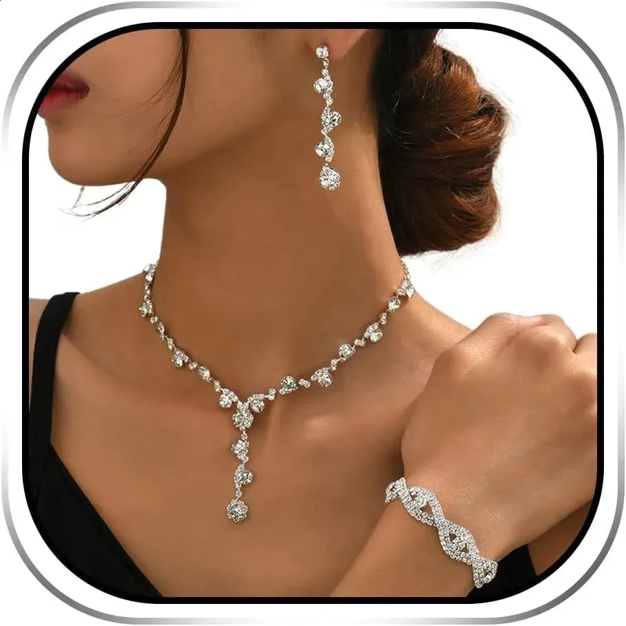 Set completo di gioielli da sposa in argento