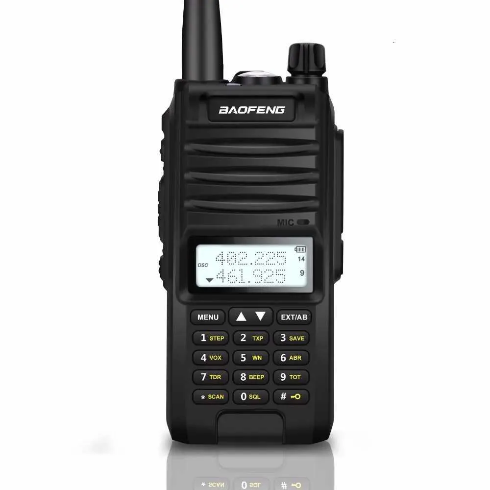Walkie Talkie Baofeng BF-F11 de 10 W, IP67, resistente al agua, tribanda, FM, VOX, 128 canales, linterna, DTMF, alarma de emergencia bidireccional._voghion.com