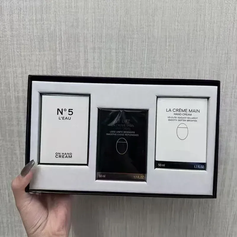 50ml Egg Hand Cream Set Lotion LA CREME N5... 