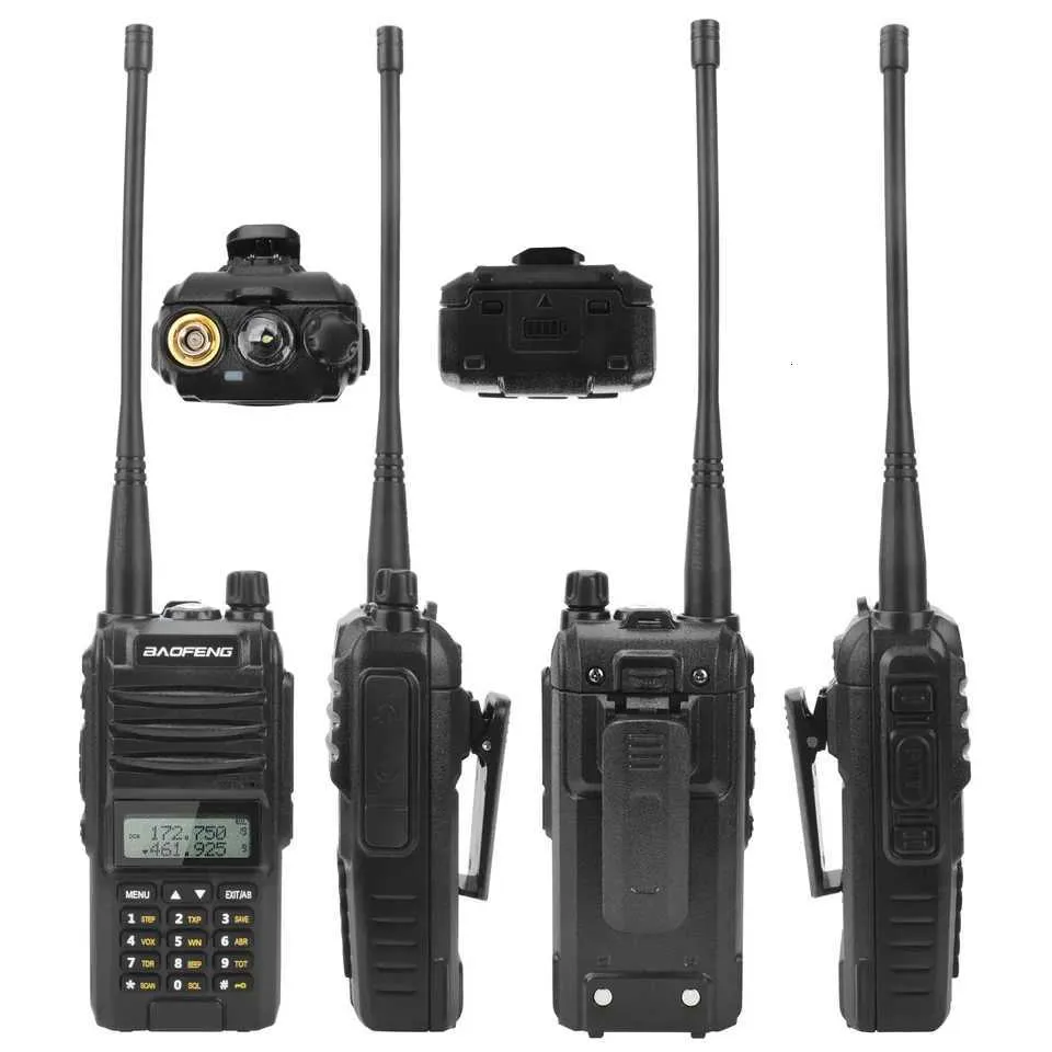 Walkie Talkie Baofeng BF-F11 de 10 W, IP67, resistente al agua, tribanda, FM, VOX, 128 canales, linterna, DTMF, alarma de emergencia bidireccional._voghion.com