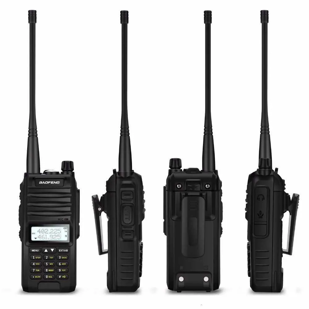 Walkie Talkie Baofeng BF-F11 de 10 W, IP67, resistente al agua, tribanda, FM, VOX, 128 canales, linterna, DTMF, alarma de emergencia bidireccional._voghion.com