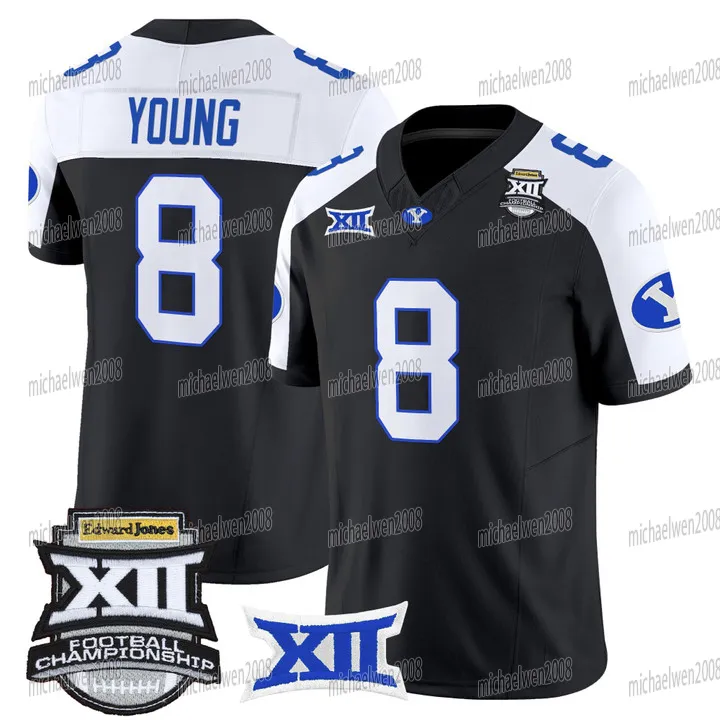 BYU Cougars 2025 Big 12 Championship Football Jersey From