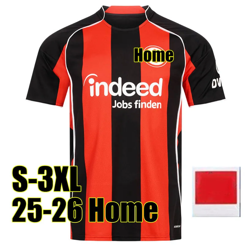 4XL 25/26/27 アイントラハトワヒフランクフルトサッカーユニフォーム