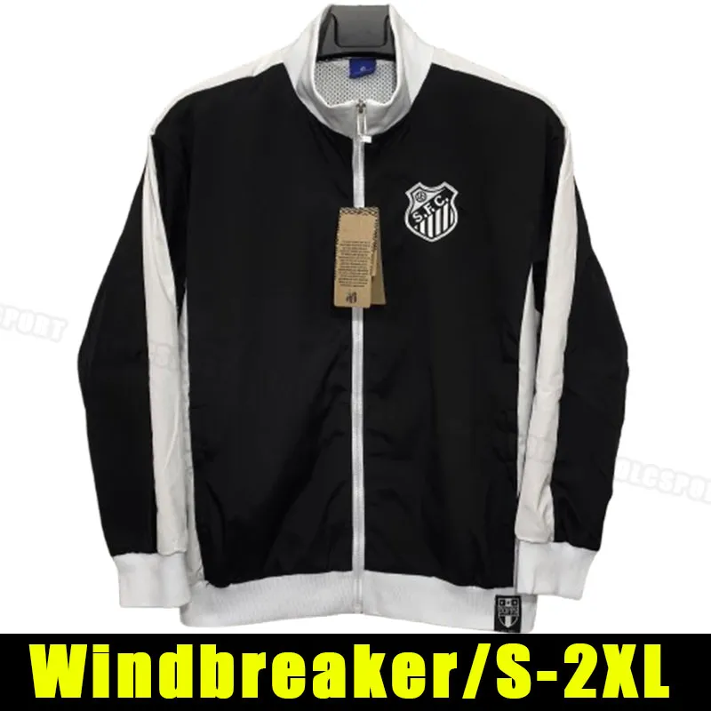 25/26 Windbreaker Santos Club FC Home Soccer Tracksuits 2025