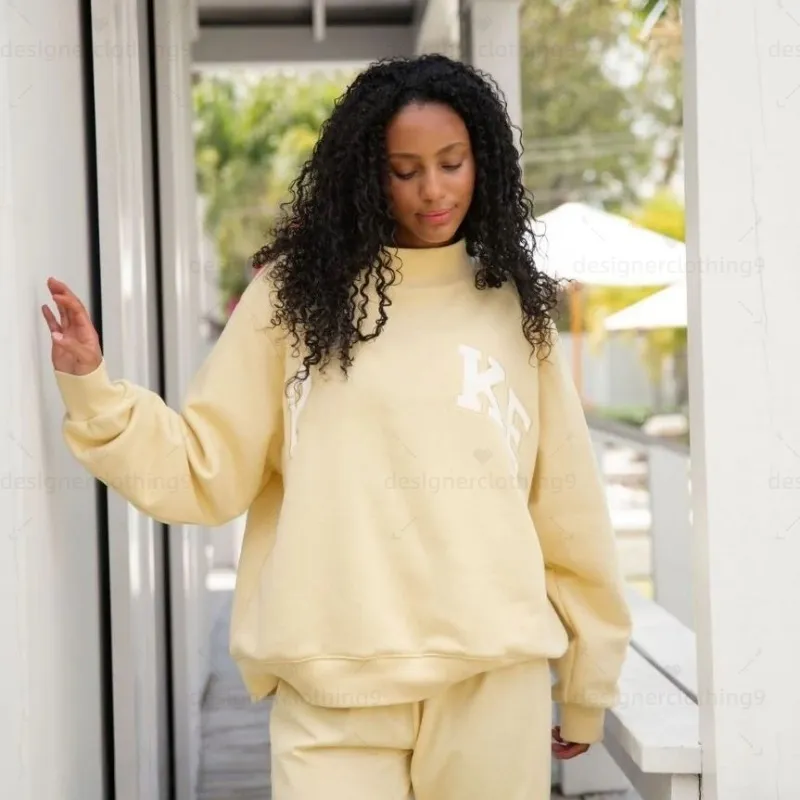 Womens Mockneck Sweatshirt Hoodie for Spring fashion Autumn Outdoor Casual Wear Loose Fit Designer Hoodie in M-2XL