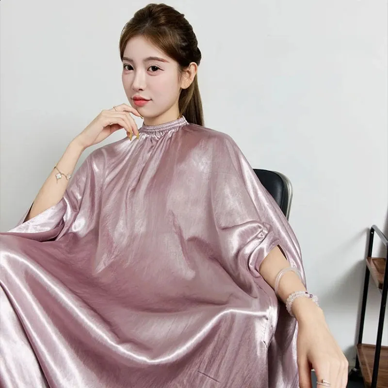 Large Size Hair Salon Hair Cutting Wrap Long Sleeve Hairdresser Robe Hair Gown Barber Hairdressing Cloak Barbershop Apron 251210