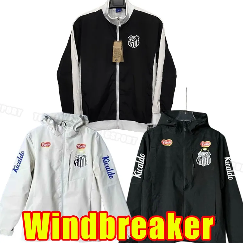 25/26 Windbreaker Santos Club FC Home Soccer Tracksuits 2025