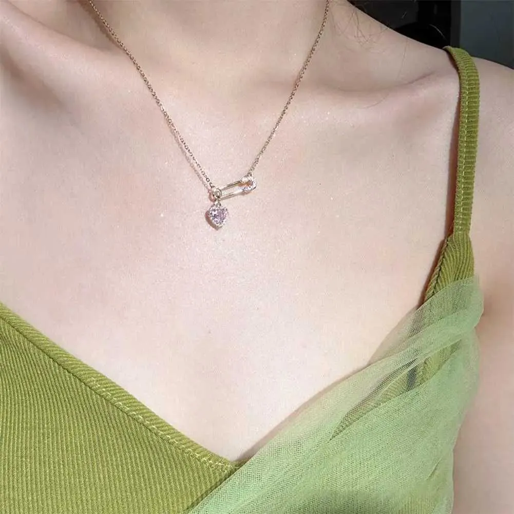 Collana con pendente a cuore spilla da balia gioielli donna_voghion.com