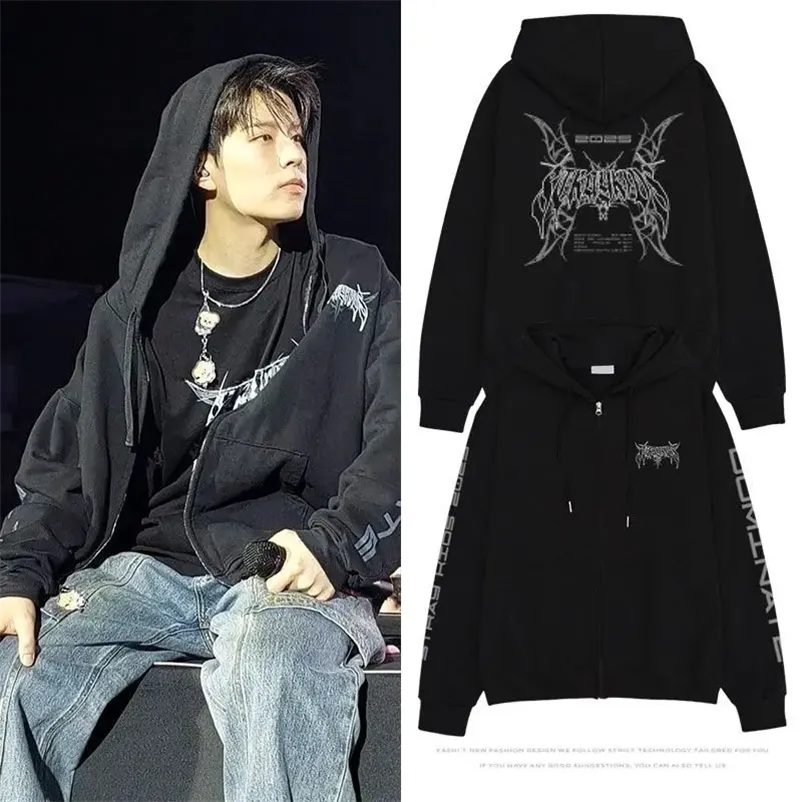 Felix Hyunjin DominATE World Tour Zip Up Hoodie  From Zhi04