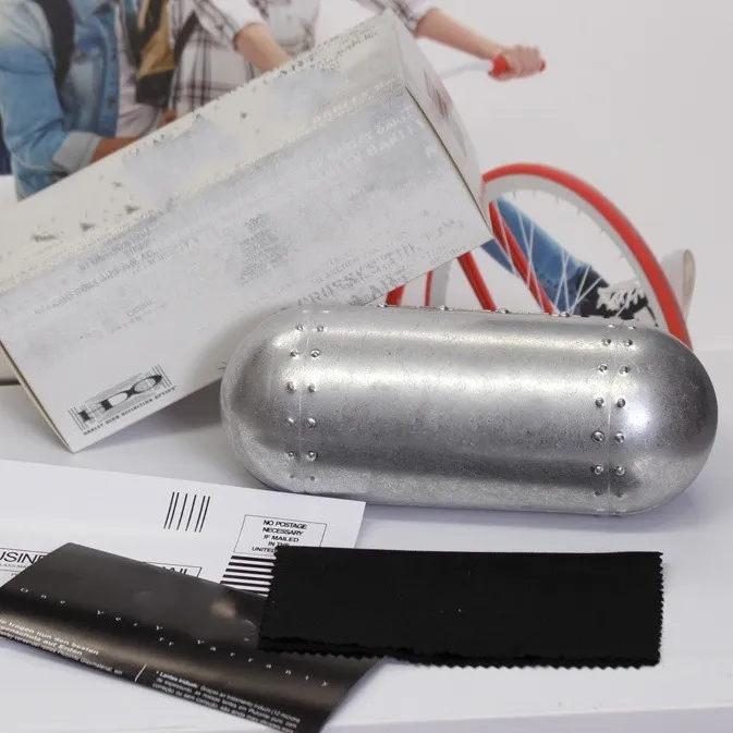 Wholesale Eyeglass Cases Sunglasses Box High-End Aluminum Eyeglasses Cases Designer Sunglasses Cases Glass Case Set