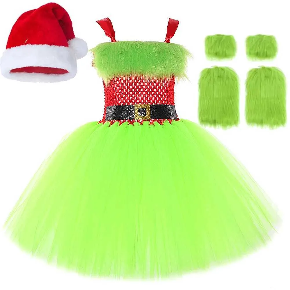 Red Green Santa Claus Costumes For Girls Christmas... From 7,91  | DHgate
