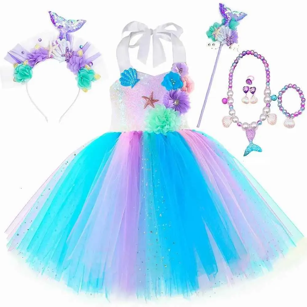 Sparkly Flower Mermaid Costume For Girls Birthday &... From Yushun_north1,  $10.46 | DHgate.Com