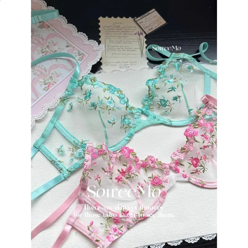 Pink Floral Babydoll Lingerie Set Japanese Style... From 8,44  | DHgate