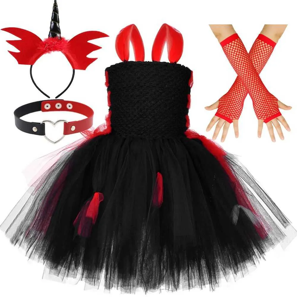 Costume Da Vampiro/Diavolo Per Bambini Reversibile Nero/Rosso Con Cappuccio E Corna - Mantello Per Halloween E Carnevale, 100 Cm - 2
