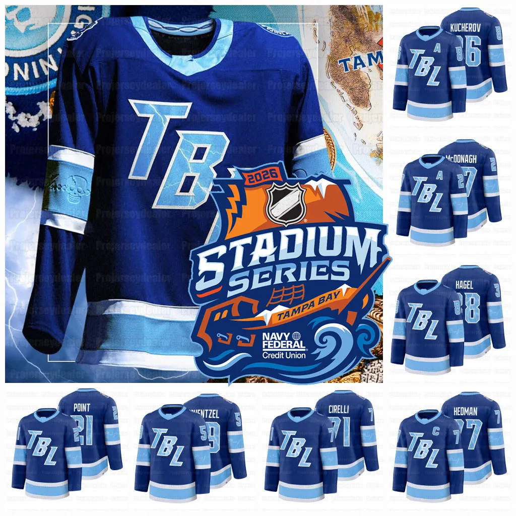 Lightning 2024 Third Jersey By Steven Stamkos 6 From