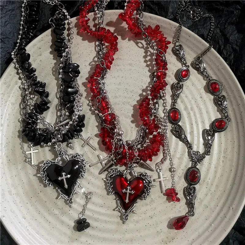 Collana grocollo vntage petre vere ametsta vola e perle banche