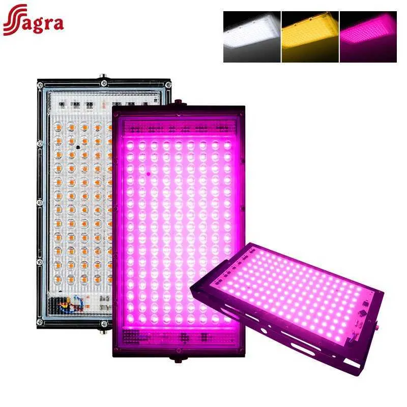 LED Plant Grow Light 50W 100W Full Spectrum Hydroponic Indoor Grow ...