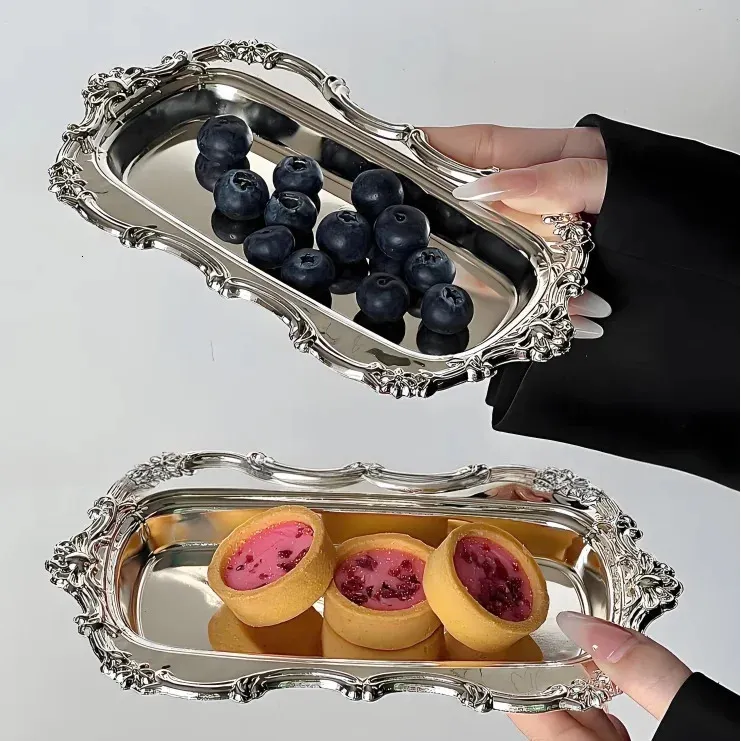 Vassoio Portatutto In Legno Con 3 Scomparti - Piatto Snack In Legno Per Antipasti, Frutta, Caramelle E Salse - 20,5x7,5 Cm - 3