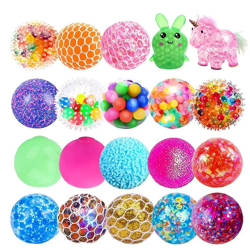 Cross Border TPR Soft Gel Grape Bead Stress Relief From Ddmyjul