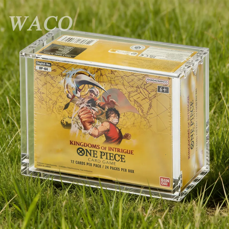 acrylic case for one piece booster box One piece ccg acrylic case:
