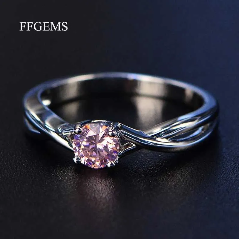 Designer ring van sterling zilver met moissanite amethist saffier_voghion.com