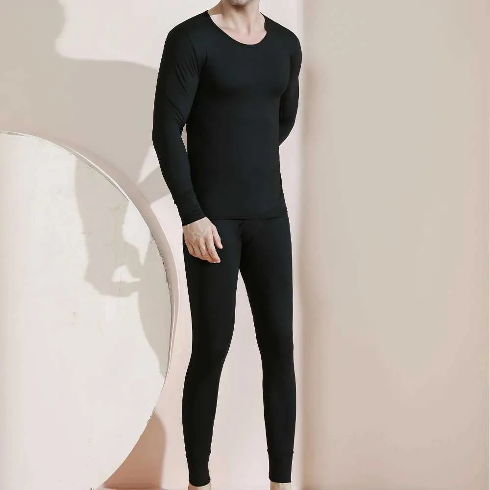 Maglia Termica Uomo – Set Intimo Invernale Con Pantaloni Lunghi E Leggings – Strati Termici Caldi Per Il Freddo - 2