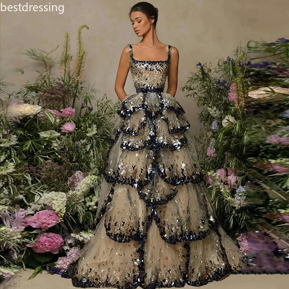 expensive designer evening dresses Long Pink Embellished Dress with Feathered Tail S