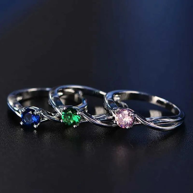 Designer ring van sterling zilver met moissanite amethist saffier_voghion.com