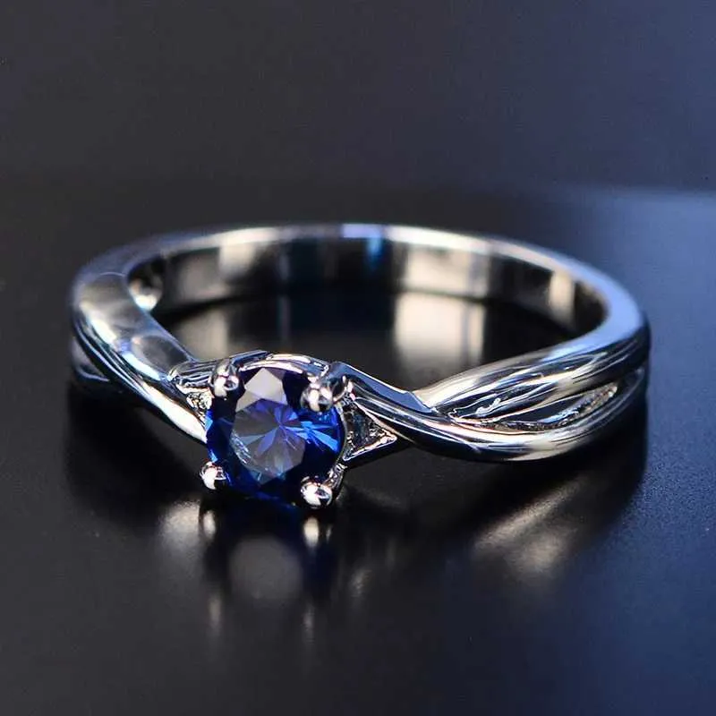 Edelsteen Moissanite Amethist Blauwe Saffier Ring Zilver 925 Sieraden Aquamarijn voor Dames Verlovingsringen M251215_voghion.com
