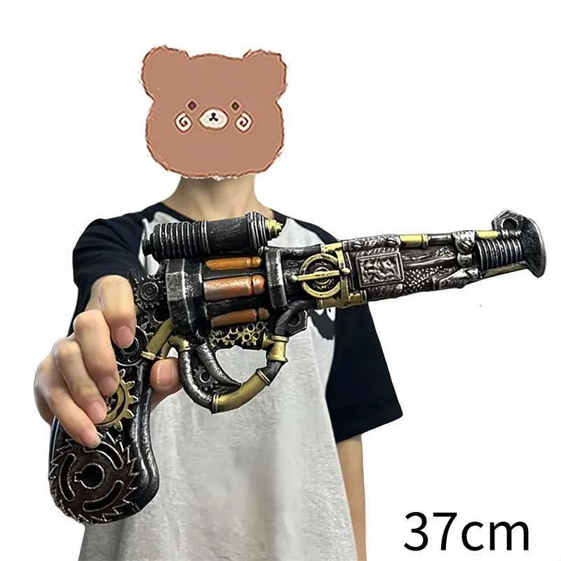 コスプレモデルガンカウボーイリボルバー小道具 機械式 PU ゴム安全