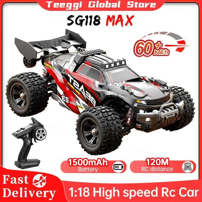 Brushless Motor RC Car 1:4 Scale 4WD Off-Road Drift Racing 37 mph CE ...