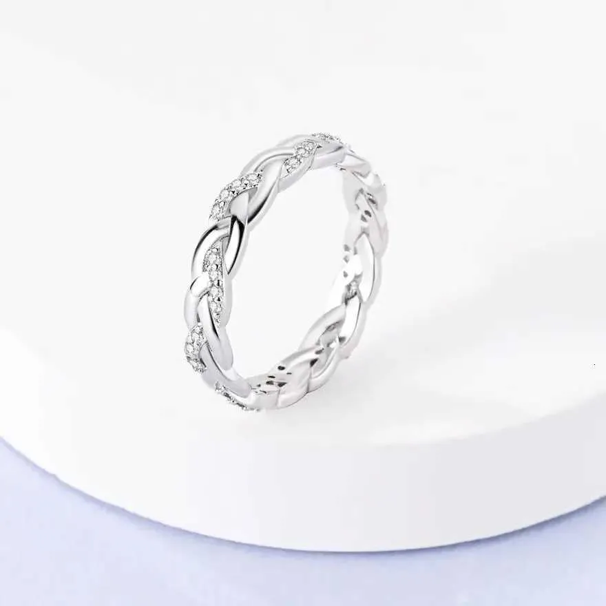 Luxury 925 Silver Flower Stackable Ring For Women Designer Ring_voghion.com
