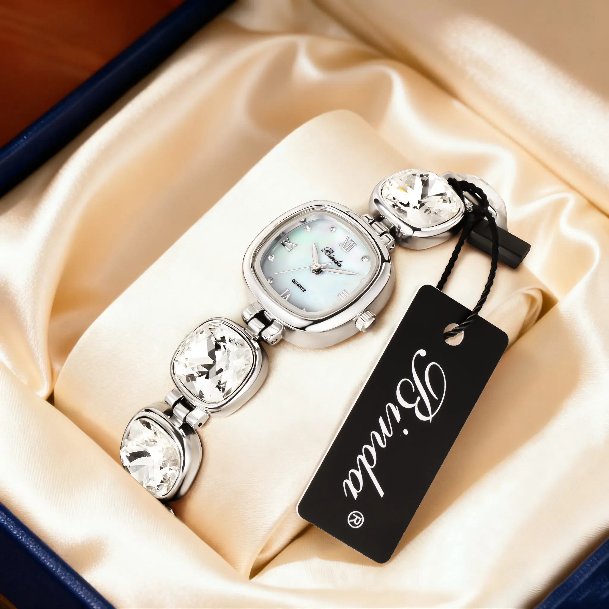 Binda Dreamy Goddess Women Crystal Quartz Watch With... From  display picture 1