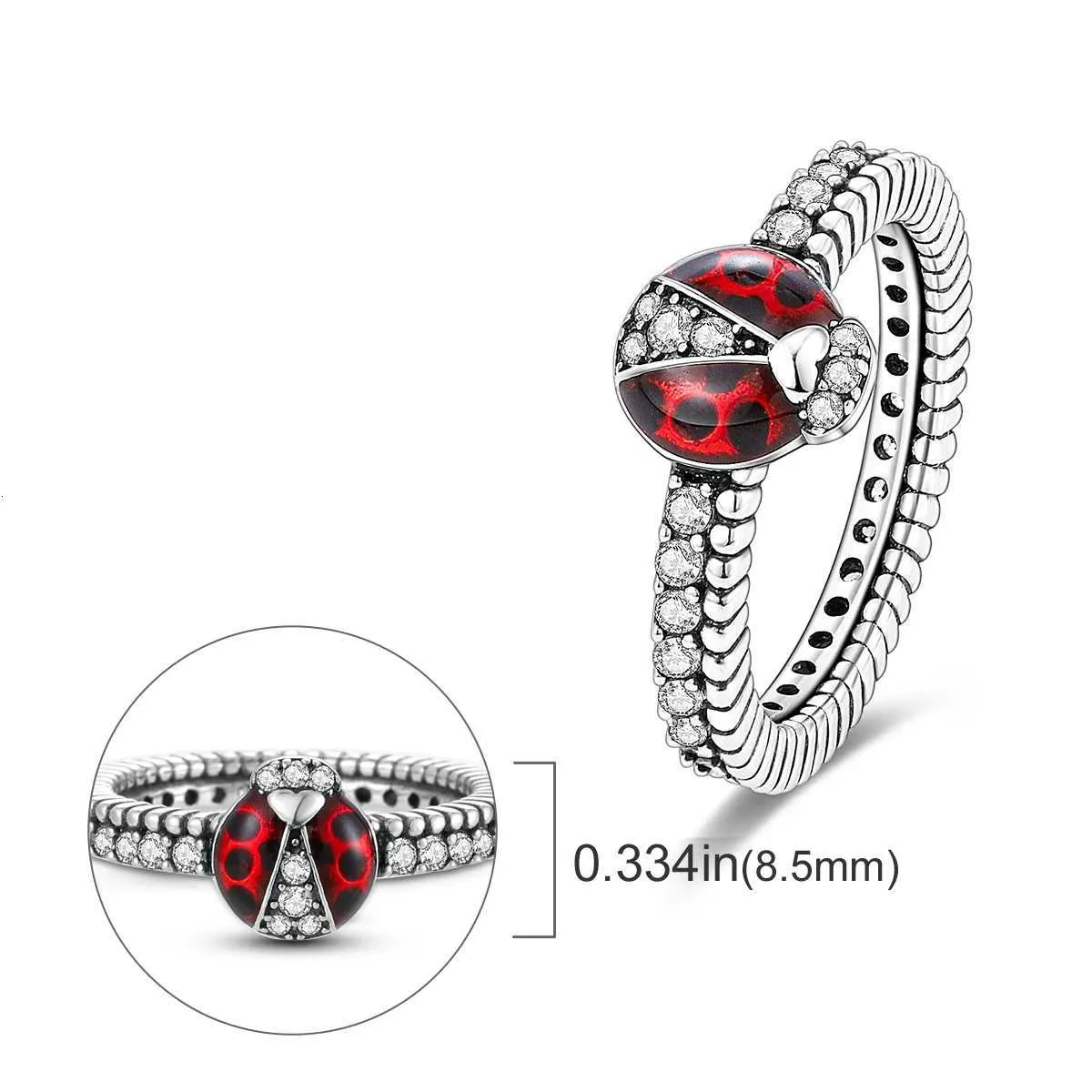 Hot Sale 925 Silver Ring Women Luxury Stackable Flower Firefly Fine Jewelry Rings For Engagement Weddling Party M251215_voghion.com