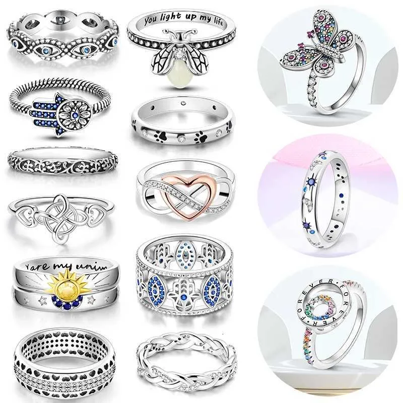 Luxury 925 Silver Flower Stackable Ring For Women Designer Ring_voghion.com