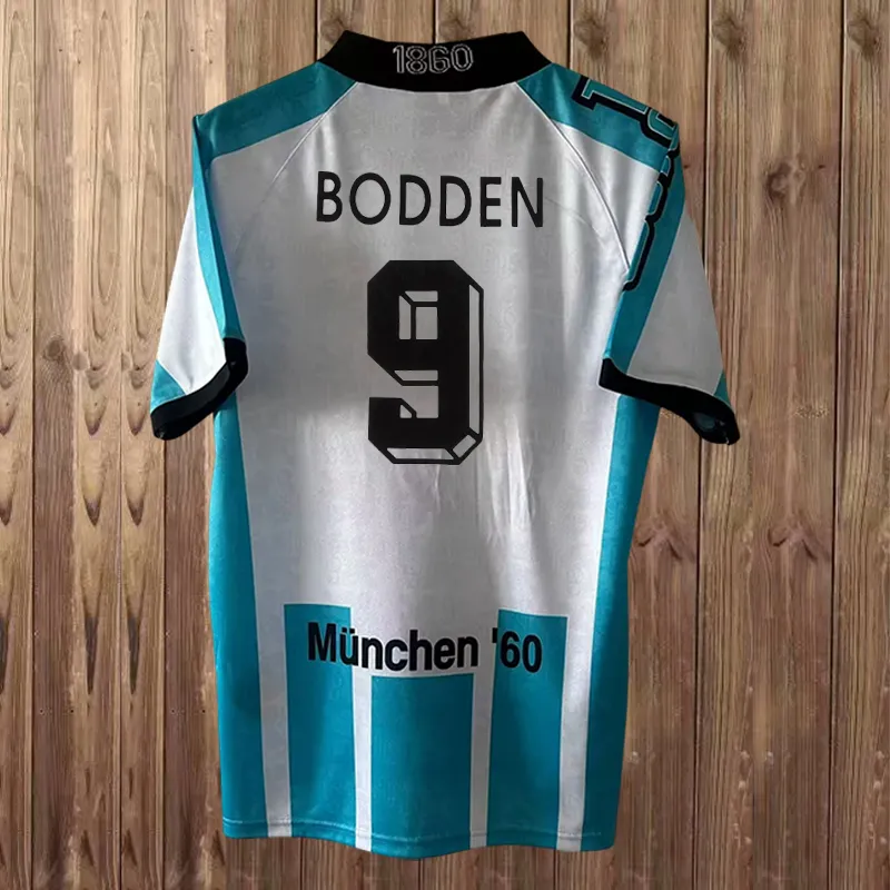 1996 1997 Bodden Mens Retro Soccer Jersey Customized Name and