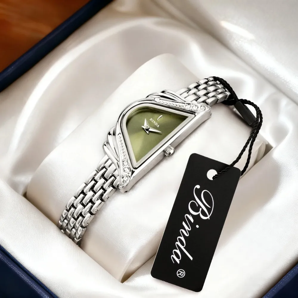 Binda Luxury Women Quartz Wrist Watch With Gold Tone... From  display picture 3