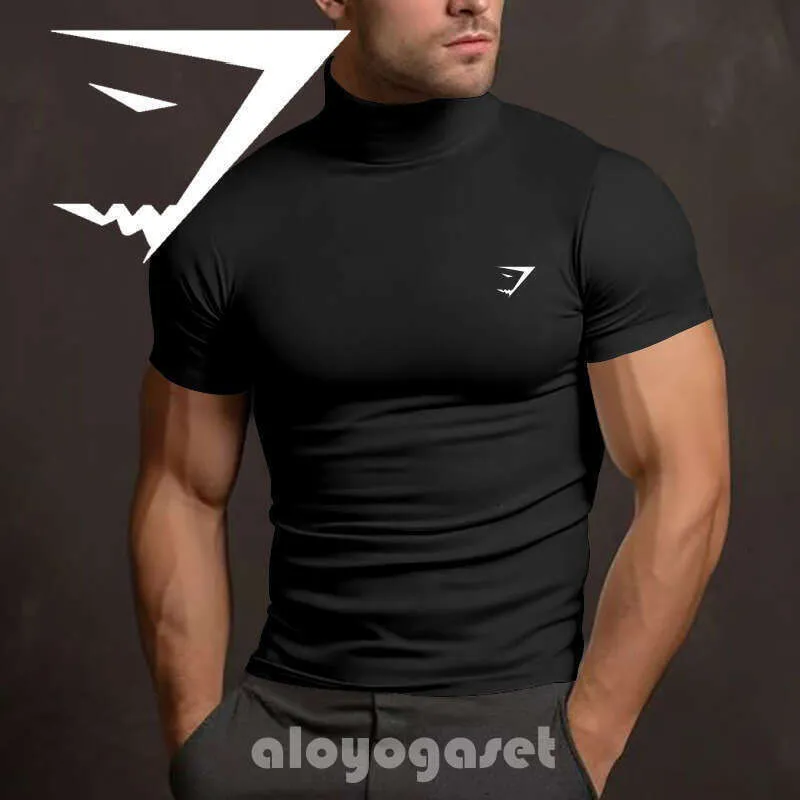 T-shirt Gymshark Homme Noir Manches Longues Taille L - Occasion Très Bon état