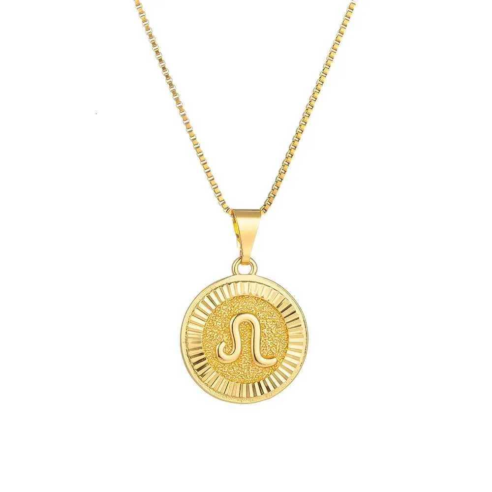 Sterrenbeeld medaillon ketting met 18 karaat goudlaag voor dames_voghion.com
