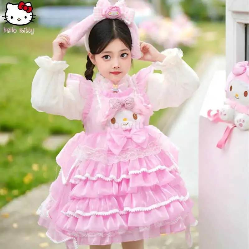 Sanrio Girl My Melody Halloween Puff Dress Kawaii Girl Lolita Princess Dress  Cartoon Anime Autumn/Winter New Christma Dress Gift H251216 From 8,15  |  DHgate