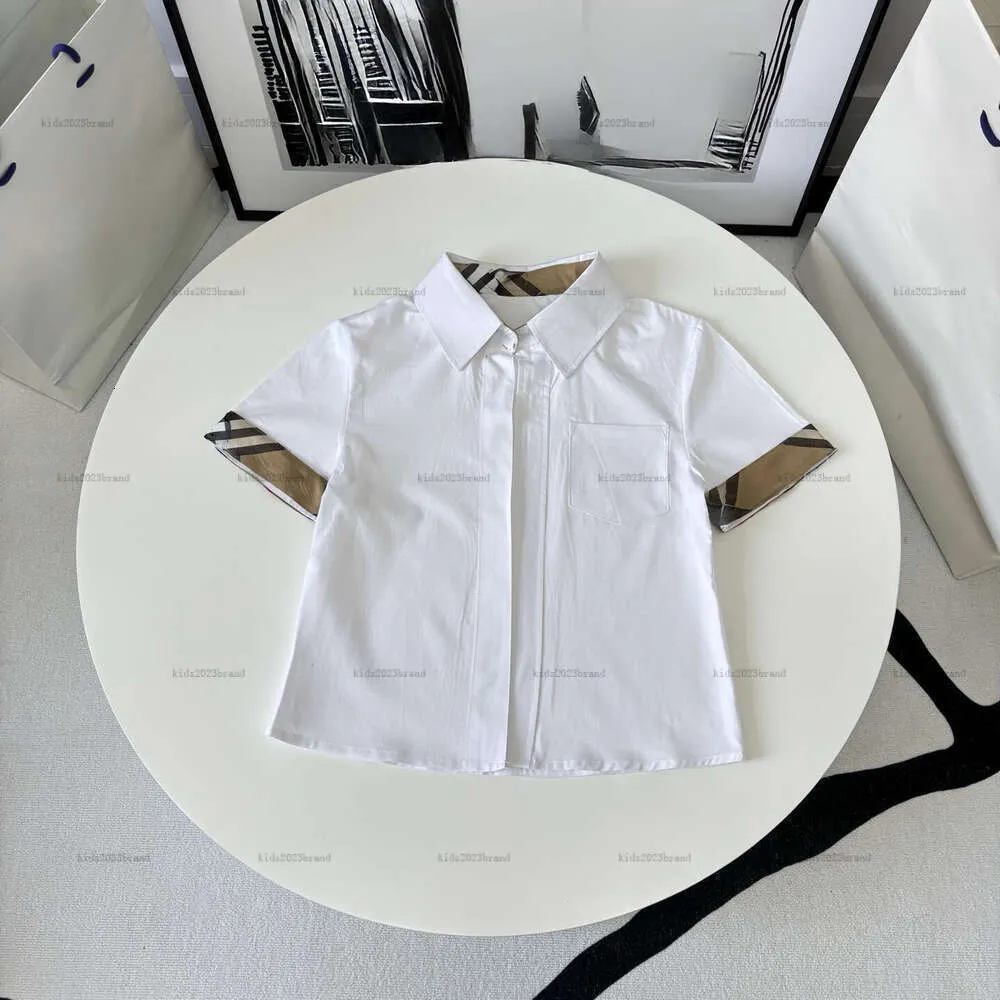 A230X07N058 Baby Short Sleeve Shirt   White Pocket... 