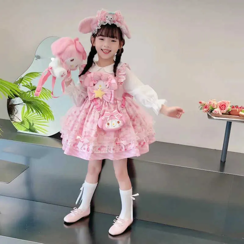 pink my melody dress Kuromi My Melody Inspired Dress for Girls, Birthday Costume