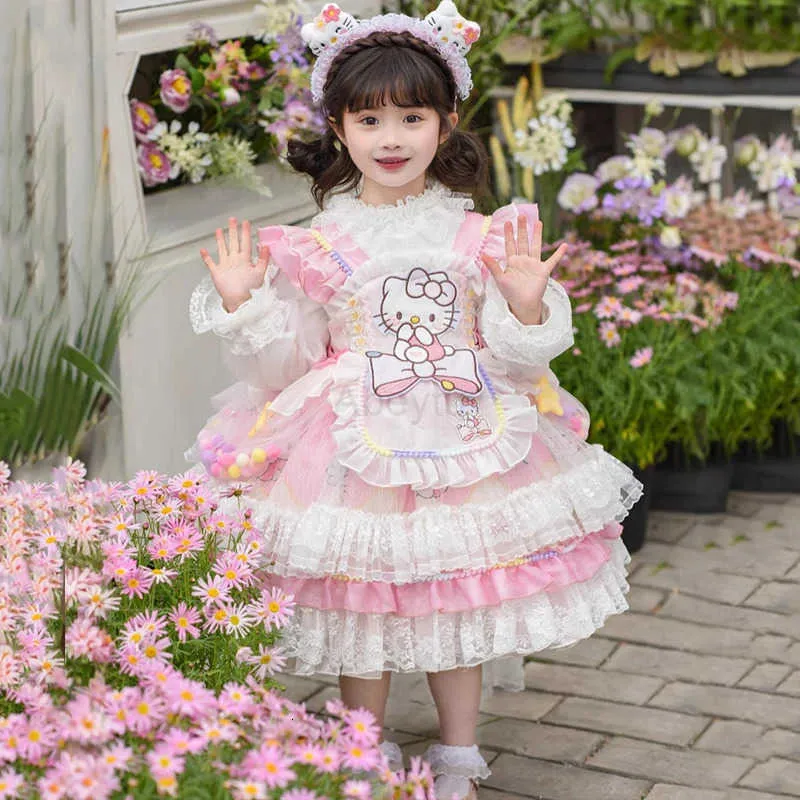 Sanrio Cute Hello Kitty Dress Lolita Girls Party... From 9,73  | DHgate