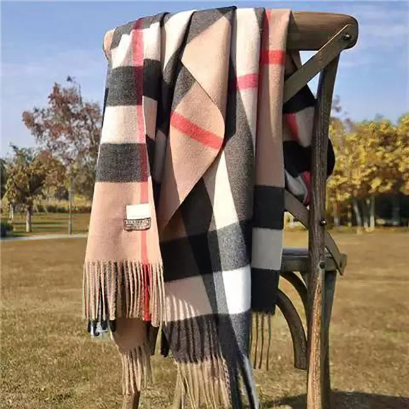 Sciarpa in cashmere di lusso per donna e uomo inverno lunga_voghion.com