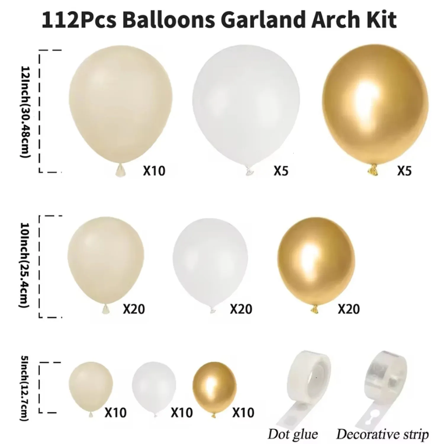 Palloncini In Lamina BestoFun Per Addio Al Nubilato – 6 Pezzi Color Oro Rosa A Forma Di... Sorpresa! - 3