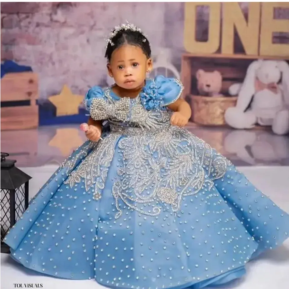 sachin and babi light blue dress inspiration design dress for kids' #ningstailor #creatorsearchinsights  #GlobalReels #flowergirldress #handcrafted