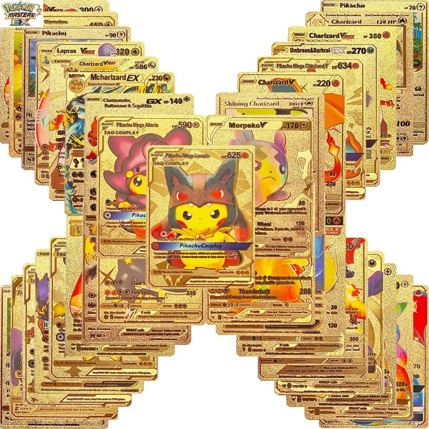 ポケモンカード ポケモンゴールドカード 金箔カード VMAX Evolutions