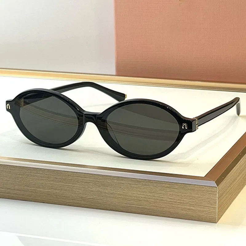 Retro Brown Gradient Lens Oval Oval Sunglasses For... From  display picture 1